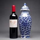 Antique Chinese Porcelain Qing Guangxu Blue White Painting Vase Jar Kangxi Mark — photo 1