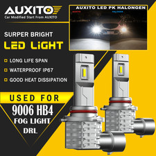 AUXITO 9006 HB4 LED Headlight Bulbs High/Low Beam Super Bright White Kit 2PCS EV