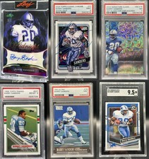 Barry Sanders - Graded Lot - Rookie - PSA - SGC - Leaf Midnight 2/2 Auto - Lions