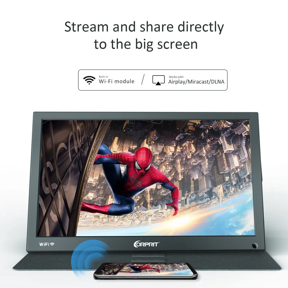 Portable Monitor 15.6inch 1080P HD USB-C, HDMI PC Display HDR IPS Gaming Monitor - Image 3 of 4