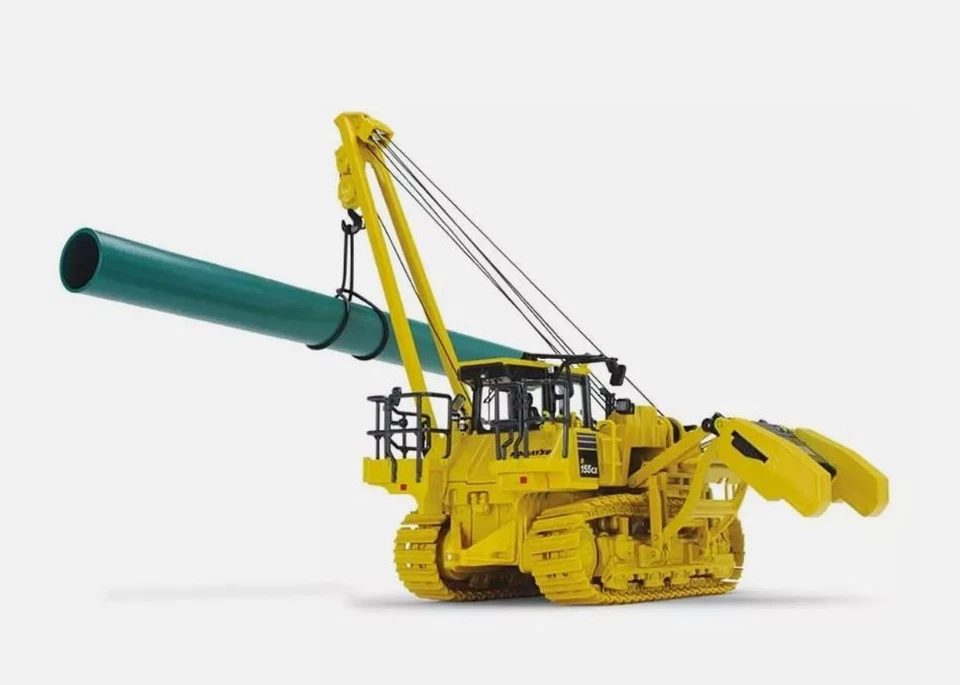 FIRST GEAR - Toro KOMATSU D155CX-8 con posatubi K170 - 1/50 - FIGE50-3494 - Immagine 4 di 4