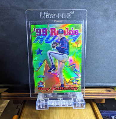 Topps 1999 Topps Chrome Roy Halladay All-Etch Rookie Refractor AE18 Jays