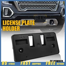 License Plate Bracket Fit GMC 19-22 Sierra 1500 Front Base Elevation SLE Models