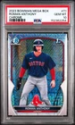 2023 BOWMAN MEGA BOX CHROME #71 ROMAN ANTHONY PSA 10