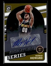 2021-22 Donruss Optic #SS-MKH Markus Howard Signature Series AUTO