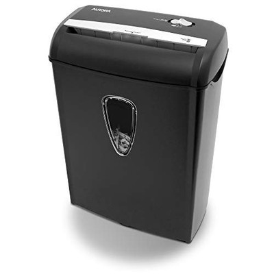 Aurora AS890C 8-Sheet Cross-Cut Paper Credit Card Shredder 8.7-In Throat 3.4Gal