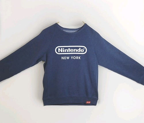 🎮NINTENDO Nueva York Tallas Niño XL, Hombre S, Mujer M, Sudadera Azul Nintendo World - Imagen 3 de 11