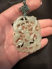 Highest Quality certified Mutton Fat Nephrite Jade Dragon Pendant Fish (?) EXC — photo 2