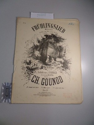 Frühlingslied. Au Printemps. Gedicht von J. Barbier. Deutsch von Mosenthal. A. C