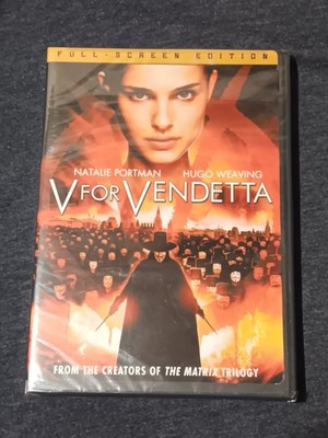 V For Vendetta (DVD, 2005) Full-Screen Edition - NEW SEALED -