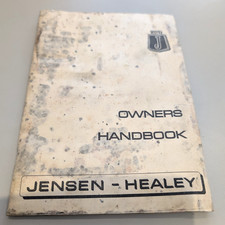 Jensen - Healey ** OWNERS HANDBOOK **  Fair Used Condition