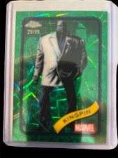 Kingpin 2025 Topps Chrome Marvel Sapphire Green 29/99 #164