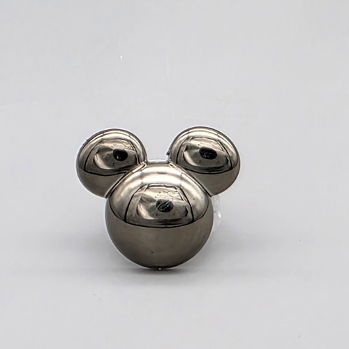 DISNEY ILY 4EVER KID RING SHINY SILVER MICKEY MOUSE EARS PLASTIC CHILDS RING