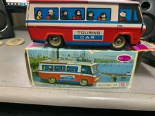 Vintage Tour Bus Toy Friction Tourist Coach MF 134 Original Box