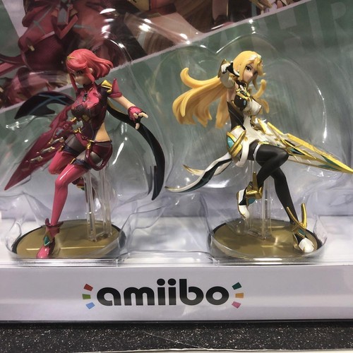 Nintendo amiibo Pyra Mythra Double Set Super Smash Bros. Homura Hikari 2023 - Picture 5 of 8