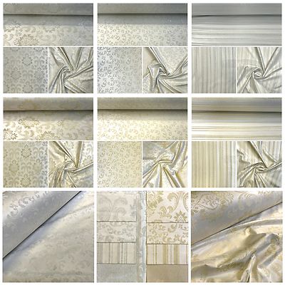 Jacquard Möbelstoff Polsterstoff 280cm Breit Deko Stoff Barock Vintage Meterware