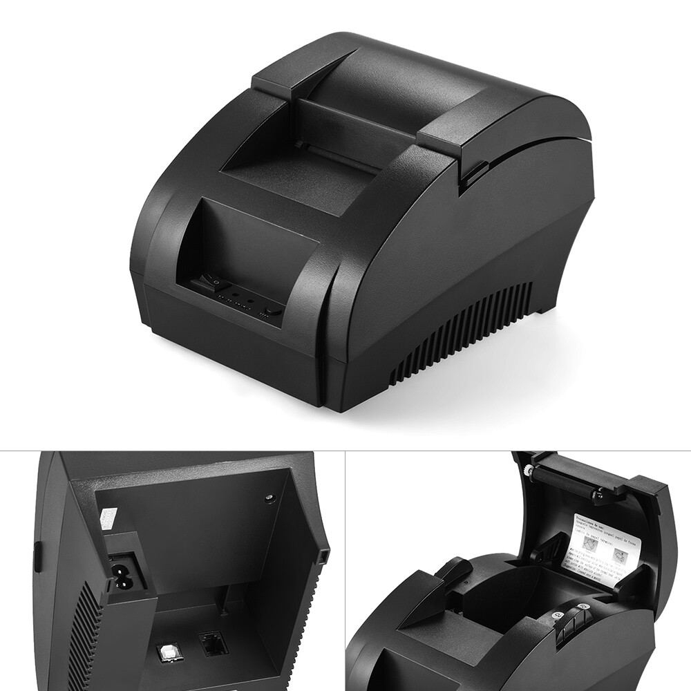 POS5890K 58mm USB Thermal Receipt Printer Support Cash Drawer for