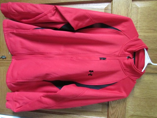 Under Armour Rojo Cremallera Completa De Chaqueta Cremallera Completa Para  Hombre L Envío Gratis | eBay