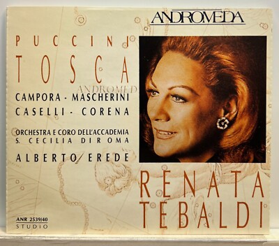 Tebaldi, Campora, Mascherini, Caselli, Corena, Puccini (2 CD Set ANR Studio) VG