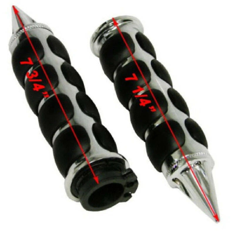 Manillar de 1" 25 mm empuñadura negra para Suzuki Boulevard Intruder 1400 Yamaha XV Foto 2 de 4