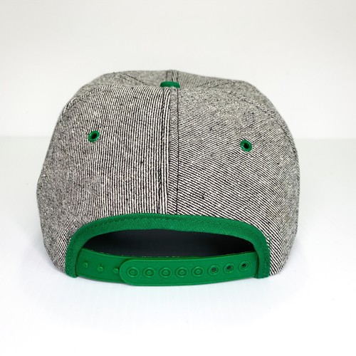 Vintage Farm Credit Trucker Hat K Products Gray Wool SnapBack Big Patch USA EUC! - Picture 4 of 6