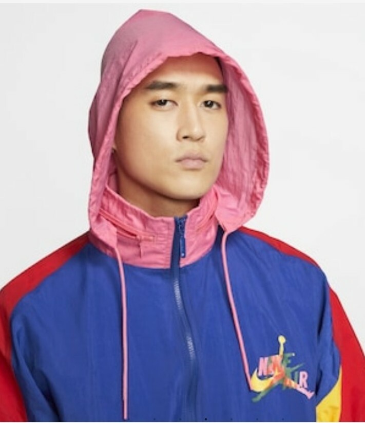 Nike Air Jordan Jumpman Jacket Colorblock Windbreaker Cv7418-891