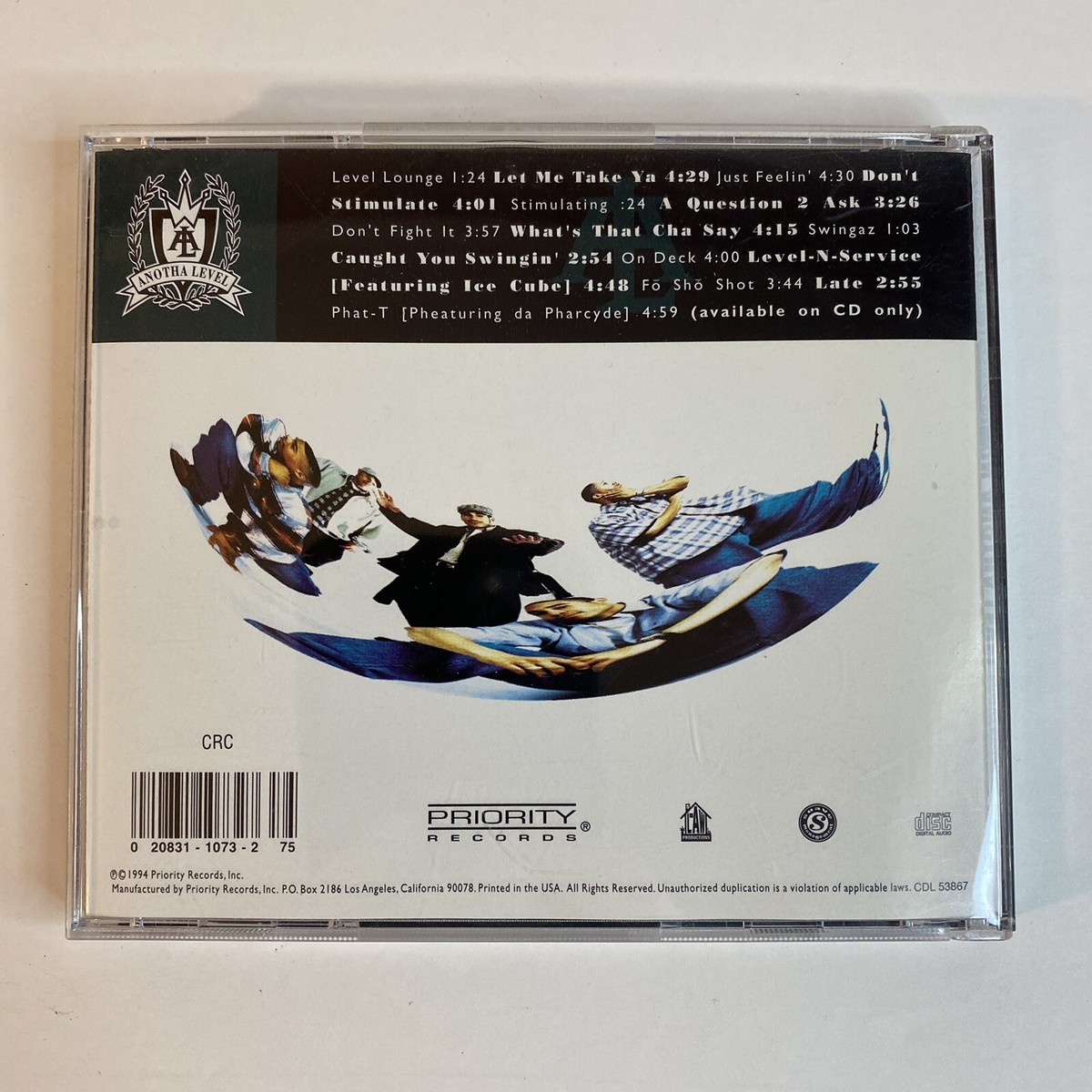 On Anotha Level by Anotha Level (CD, Apr-1994, Priority On Anotha Level by Anotha Level (CD, Apr-1994, Priority