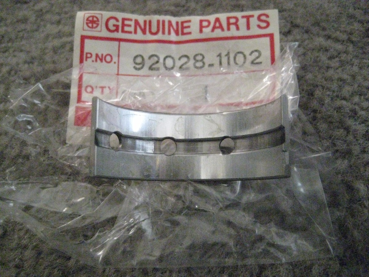 はくとんNo.1175、1173、1176、1178 、1182、1179 KAWASAKI ZX/GPZ/ZL/ZG/ZX/ZR/ZN/EX/EN CRANKSHAFT BEARING NOS