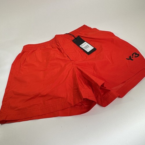 Y-3 Yohji Yamamoto Adidas Logo Swim Shorts Trunks RED Men's Size S FN5711 - 第 11/14 張圖片