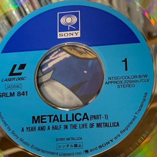 METALLICA A Year And A Half In The Life of JAPAN Laser Disc 3-LD SRLM841~3 Box - Picture 6 of 23