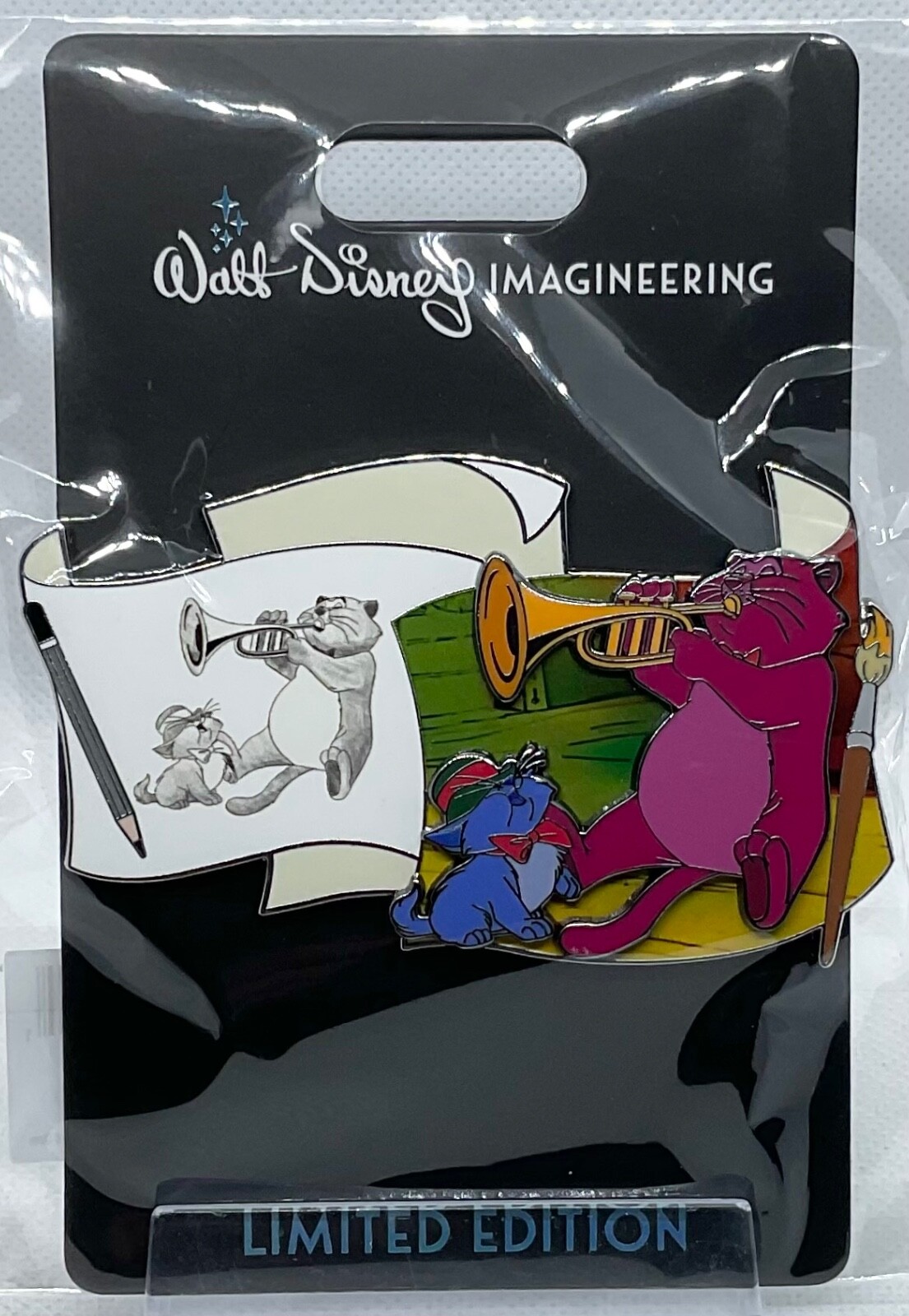 Disney WDI 2024 Aristocats Ally Cats Off The Page LE 300 Pin