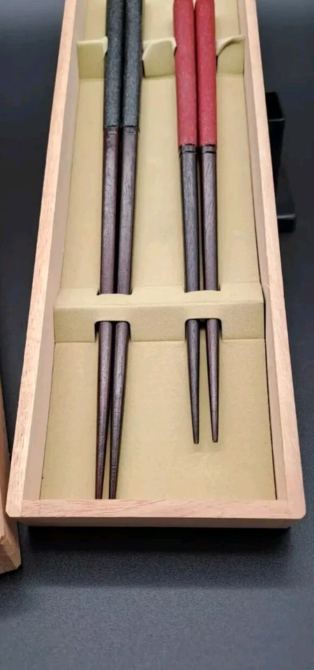 Ohashi original japanische Esstäbchen im Set Urushi Handwerkskunst - Bild 2 von 4