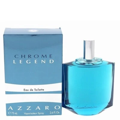 AZZARO CHROME LEGEND EAU DE TOILETTE 75ML EDT SPRAY FOR MEN - BRAND NEW & SEALED