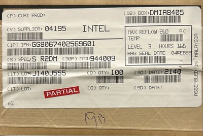 Intel GG8067402569601 SR2DM Pentium Processor D1519 6M Cache, 1.50 GHz NEW TRAY