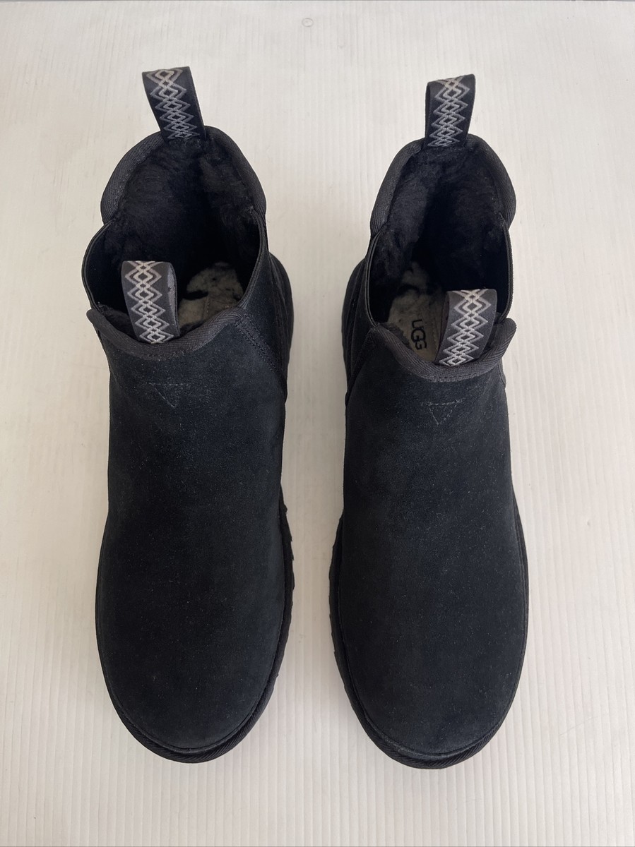 NEW UGG Neumel Chelsea Suede Classic Boot Black 112164 Mens Sz 11 UGG Neumel chelsea boots in black | ASOS main image 3