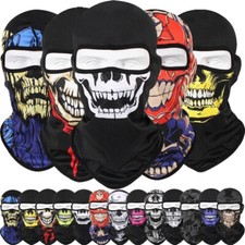 3D Skull Balaclava UV Protection Full Face Mask Cycling Motorcycle Helmet Hood