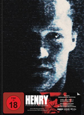 Henry: Portrait of a Serial Killer Mediabook Scott Saslow (4k UHD + 2x Blu-ray)