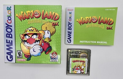 SUPER MARIO LAND 3 DX GBC (COLOR VERSION) WARIO LAND