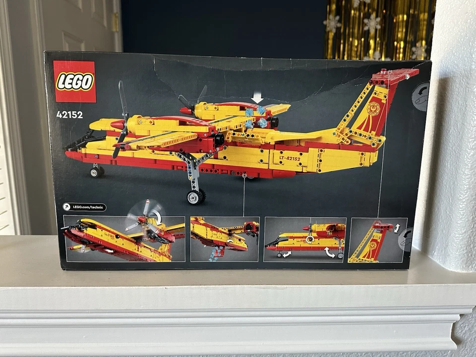 LEGO 42152 Technic Firefighter Aircraft Model Airplane Retired NEW Free Ship - Image 2 of 4
