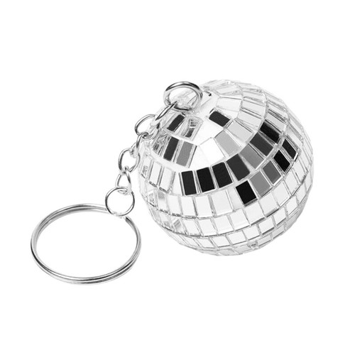 12x Discos Balls Keyrings Hanging Balls Keychain Pendant Small Balls Key Rings - Picture 6 of 10