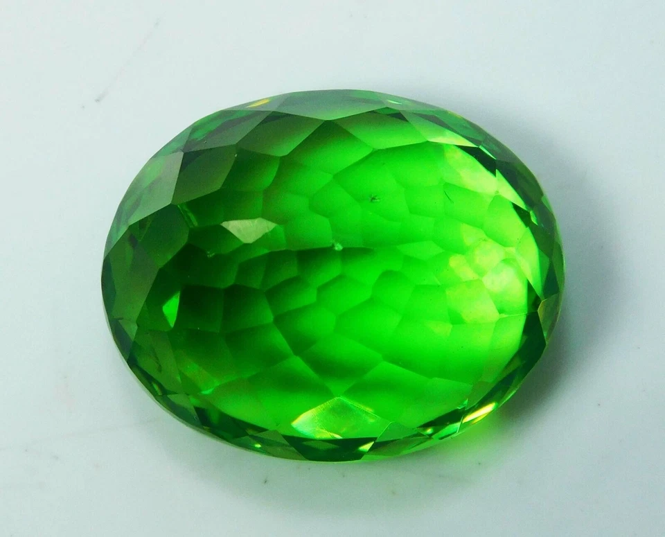 79.05 Carat Oval Cut Green Peridot Faceted AAA+ Loose Gemstone Gift for Birthday - Image 4 of 4