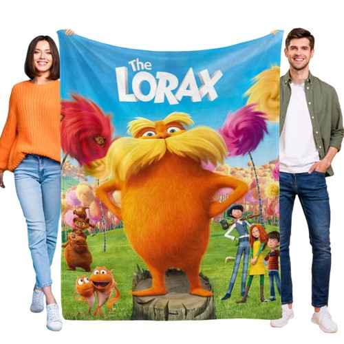 The Lorax Flannel Blanket Soft Bed Sofa Couch Throw Birthday Gift for Kids