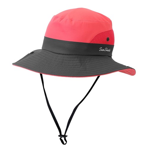 Women Summer Bucket Hat Packable Ponytail Wide Brim Sun UV Protection Travel Cap - Picture 12 of 34