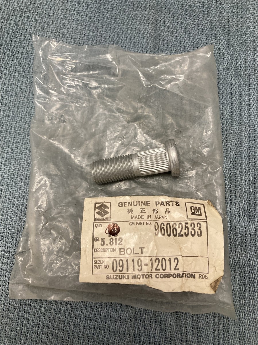 Suzuki 0911912012 Genuine OEM Factory Original Wheel Stud