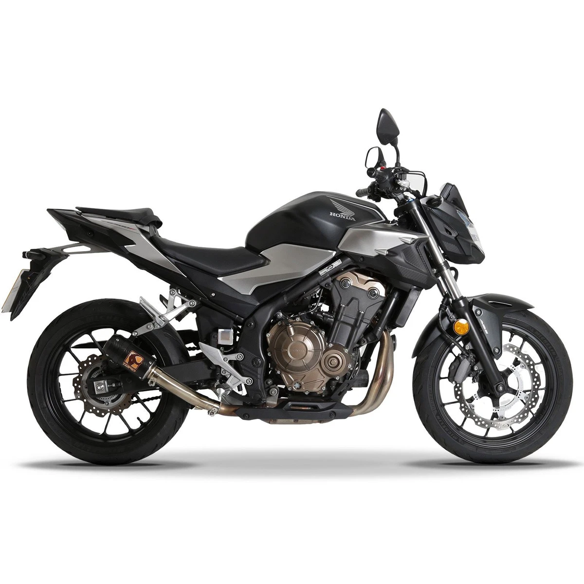 Toro Link Pipe W Matt Carbon GP Silencer for Honda CBR 500 R 13 15