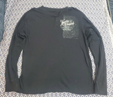 Vintage Hurley Company Black Long Sleeve Shirt Men's Size L