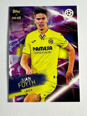 Topps Steve Aoki 2021/22 UEFA Champions League Villarreal Juan Foyth