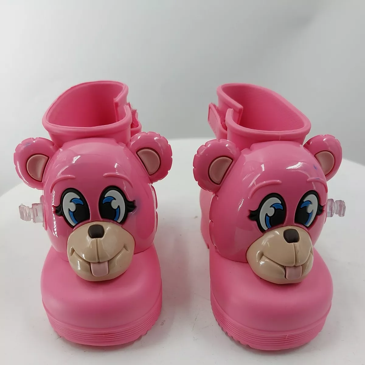 MINI MELISSA JEREMY SCOTT Size 6 7 Girls Pink Bear Rain boots eBay