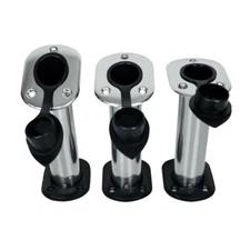 15/30/90 Degree Boat Fishing Rod Holder Stainless Steel Flush Mount Kayak Truck