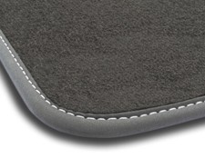PE13-1 1stk Autoteppich Velour Premium Mattes Weiß für Peugeot 108 ab 2014 autom